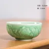 Miski Longquan seledyn zagęszczony duża miska na zupę makaron ryżowy kreatywna ceramiczna strona główna piwonia El zastawa stołowa