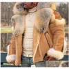 Men'S Leather Faux Mens Solid Short Fluff Men Fur Coat High Quality Stand Collar Retro Comfort Fashion Travel Commuting Drop Deliv Dho4E