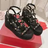 Chaussures de créateurs pour femmes de haut niveau 10cm talon haut noir en cuir verni boucle sangle cage talons sandales stiletto bouts pointus brides à la cheville chaussures habillées