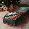 Sacos de armazenamento Saco de papel de embrulho de Natal Grande capacidade para decorações de férias