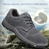 shoes Protective shoes anti-smash anti-puncture steel baotou + steel bottom plate polyurethane sole