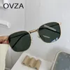 여자 남성용 선글라스 OVZA 패션 UV400 클래식 사각형 디자인 S7016 230707