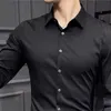 Bont Heren Fashionlong Sleeve Shirt Zakelijk Professioneel Pak Feestjurk Heren Top Shirt