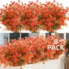 Decorative Flowers Garden Artificial Outdoor Plants Indoor And Hanging POTS Arrangements