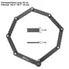 Cykellås Toptrek Cykellås Foldab Cykellås MTB Road Fold Lock Hög säkerhet Anti-Tht Scooter E-cykel Cykeltillbehör HKD230710