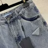 Sport Woman Designer Pant Long Custom Washed Denim Tissu d'origine accessoires de matériel d'origine Broidered High Wair Skinny Jeans Pantalon 276