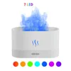 Humidificateurs Nouveau humidificateur d'air à flamme USB diffuseur d'arôme chambre parfum brumisateur huile essentielle diffuseurs lumière colorée pour le bureau à domicile