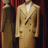 المعاطف الصوفية الرجالية الكشمير الكشمير khaki overcoat