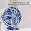 Elektriska fläktar USB Mini Clip Fan Battery Operated Rechargeble Table Fan 360 Rotation Hastigheter Vindkylning Desktop Fan för Baby Barnvagnsvagn