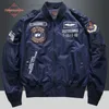 Herrjackor Vår Höst Tunn Bomberjacka Herr Air Force MA 1 Tankbroderi Militär baseballjacka Uniform Coat Tooling Jacka HKD230710