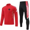 Orlando Pirates Trainingspak voor heren Halve rits Jas Broek Casual sweatshirt Pakken Sportkleding Outdoorsport en vrijetijdskleding Trainingsbroek voor volwassenen