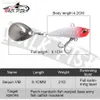 Baits Lures WALK FISH 1PCS 81mm 21g Spinner Bait Metal VIB Fishing Lure Rotating Tail Vibration Sequins Japan Wobbler Trolling Bait Predator HKD230710