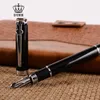 Pióra wieczne Duke długopis z włókna węglowego czarny dwuwarstwowy złożony stalówka kaligrafia artykuły papiernicze biuro szkolne 230707