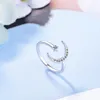 Necklace Earrings Set 925 Sterling Silver Micro Zirconia Moon Star Ring Bracelet Joyas De Plata For Women Girl Gift