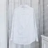 Letter Embroidered Striped Shirts Cardigan For Women Designer Fashion Tshirt Tops Long Sleeve Thin Sunscreen Shirt Blouse