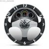 Настенные часы рулевое колесо и панель панели настенные часы на стенах автомобиль искусство домашнее украшение автомобиль в стиле Стиль Стол стены Z230711
