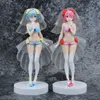 Figuras de brinquedo de ação 25cm anime figura re vida em mundo diferente de zero vestido de casamento linda menina em pé modelo ornamento decorativo