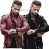 Jaquetas masculinas 2019 motocicleta masculina jaquetas de couro do plutônio couro masculino outono inverno jaquetas slim fit masculino negócios fitness casacos casuais z230710