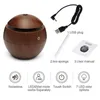 Humidificateurs Mini humidificateur d'air ultrasonique USB diffuseur d'arôme grain de bois lumière LED diffuseur d'huile essentielle électrique aromathérapie pour la maison