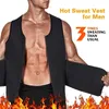 Men's Body Shapers Sweat Sauna Vest Men's Neoprene Waist Trainer Shapewear Body Shaper Zipper Slimming Corset Fitness Workout Compression Shirt 230710