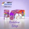 Original MRVI BAR Rainbow 9000 Puffs Einweg-Vape E-Zigarette SKE Crystal Bar Pen mit wiederaufladbarem 550-mAh-Akku 18 ml Pod Elf Lost Mary Bars Puff 9K