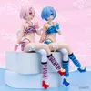 Action Toy Figures 17CM Re Life In Different World From Zero Action Figure Anime Figure Model Decorations Toy Gifts Girl Ornament Dolls