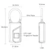 Candados para bicicletas, candado de seguridad biométrico inteligente con huella dactilar, recargable por Usb, candado de seguridad anti-tht, resistente al agua para la puerta de la caja del equipaje de Bicyc HKD230710