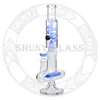 New glcyerin coil recycler colorful hookah glyco bong inline perc freezable chilled cool summer smoking water pipe