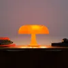 Decoratieve objecten Beeldjes Italië Designer Led Mushroom Tafellamp voor el Slaapkamer Nachtkastje Woonkamer Decoratie Verlichting Modern Minimalistisch Bureaulampen 230710