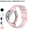 Bracelet en Silicone 2 en 1 avec étui pour Garmin Vivoactive 4/4S Venu 2/2S 40mm 45mm Venu2 Plus Venu SQ accessoires