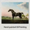 Classical Countryside Canvas Art Lord Grosvenors Sweet William in A Landscape George Stubbs Painting Horse Handmade High Quality