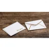 Embrulho para presente 50 unidades mini envelopes cartão para cartões personalizados casamento ou lugar preto