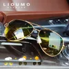 Top Quality Photochromic Polarized Sunglasses Men Fashion Pilot Sun Glasses Women Day Night Vison Safe Driving Goggles zonnebril