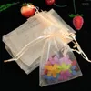 Sieraden Pouches Groothandel 7x9 cm Verpakking Organza Zakjes 1000 stks Mini Sheer Tulle Kerst Bruiloft Gunst Gift Custom