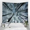 Tapestries Forest Night Sky Big Tapestry Starry Art Wall Hanging Scene Home Decoration Bed Sopa SOFA Filt