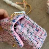 Bolsas de mão rosa sugao bolsa transversal de ombro de corrente feminina de luxo bolsa de marca de lã de alta qualidade boa ferragem bolsa de compras de moda feminina xinyu-0707-145