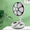 Ventilatori elettrici Mini USB Ventilatore da tavolo pieghevole Ventilatore portatile Desktop Office USB Ventole di raffreddamento silenziose Regolazione a tre velocità Adatto per l'home office