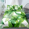 Set di biancheria da letto Set copripiumino modello foglie tropicali Consolatore King Queen Letto matrimoniale Luxury 2 3 pezzi Biancheria da letto Drop 230710