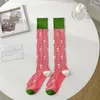 Femmes chaussettes Ins Tide été mince Transparent genou longueur cristal verre soie veau