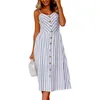 Casual Dresses Boho Sundress For Women Summer Dress Round Neck Teen Girls V Womens Long