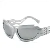 Vintage Fietsbril Mannen Y2K Punk Zonnebril Vrouwen Luxe Holle S-been Zonnebril Retro Gafas De Sol Hombre