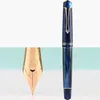 Fountain Pens Majohn M800 Resin Pen Colorful Acrylic Golden Clip Gild Fine Nib F05mm Writing School Stationery Gift Office Supplies 230707