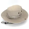 Cappelli a tesa avari Camouflage Berretto tattico Militare Boonie Cappello a secchiello Cappellini militari Camo Uomo Sport all'aria aperta Sole Pesca Escursionismo Caccia 230710