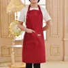 Kitchen Apron Adjustable Apron Waterproof with Pockets Kitchen Chef Baking Cooking Apron Equipment Accessories R230710