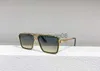 Óculos de sol Evidence Metal Square Sunglasses Black Gold/Dark Grey Men Óculos Shades Occhiali da sole UV400 Eyewear with Box x0710