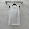 Camisoles Tanks Designer Designer Damen T-Shirt Brief Pailletten Tank Top Mode ärmellose T-Shirts Frau Kleidung ONU7