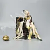 Action Toy Figures 18cm Impact Ningguang Anime Figure Gold Leaf and Jade Ver. Action Figure Figurine Collectible Model Doll Toy