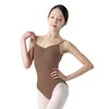 Stage Wear Summer Ballet Formation Costume Adulte Femme Sling Justaucorps Gymnastique One-piece Body Pour Femmes Performance Vêtements W22596