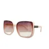 High Quality Family's New Online Red Same Candy Color Japanese and Korean INS Sunglasses Versatile Fashion Glasses GG0868S