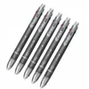 Balpennen 5pcslot 6 in 1 multifunctionele pen met 07mm 5 kleuren pen vulling en 05mm vulpotlood set Multicolor 230707